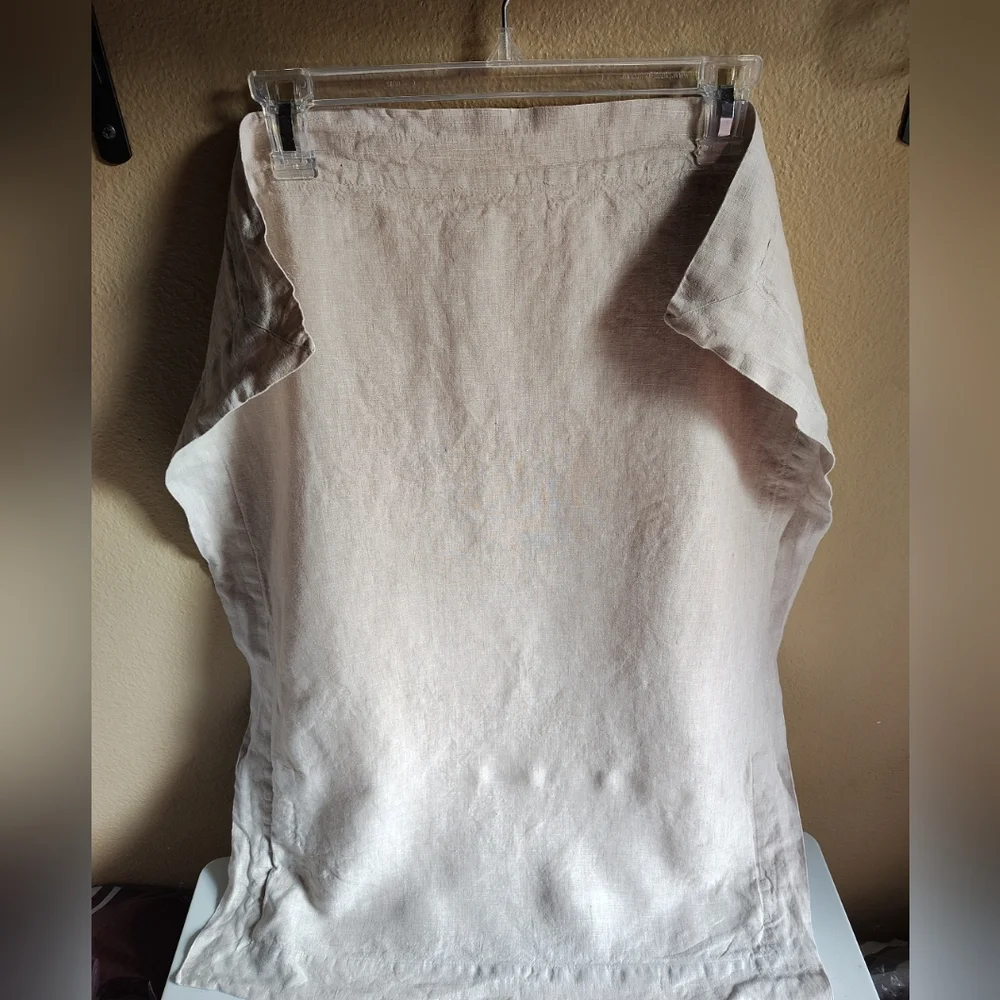 Restoration Hardware Beige 100% Linen Standard 24